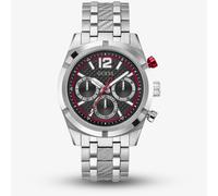 Guess Men's Red Accents Stainless Steel Bracelet Watch
