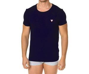 Guess Mens short-sleeved round neck T-shirt U77M08JR003 - Blue - Size 2XL