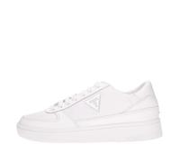 GUESS Men's SILEA Sneaker, White, 9 UK