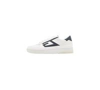 Guess Men's SILEA Sneaker, White Blue, 7 UK