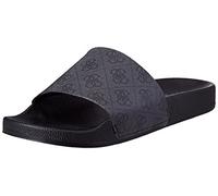 Guess Men's Slide Sandal, Black, 7 UK