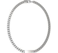 Guess Mens Stainless Steel Necklace 54cm Silver Chain JUXN03005JWSTT-U
