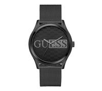 GUESS Men's Stainless Steel Watch, Black, Classic