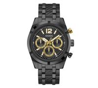 Guess , Resistance Multifunction Watch Black Gold ,Black male, Sizes: ONE SIZE