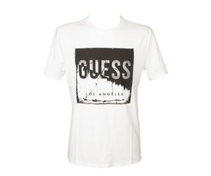 GUESS men's t-shirt short sleeve crew neck with cotton blend print article X4GI0