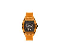 Guess Men's Trend Casual Tonneau Diamond 43mm Watch - Black Dial Stainless Steel Case & Bracelet