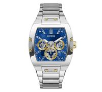 Guess Men's Phoenix Stainless Steel Watch Blue Dial One Size