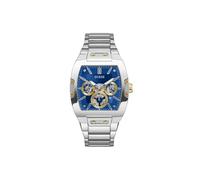 Guess , Phoenix Stainless Steel Watch Blue Dial ,Gray male, Sizes: ONE SIZE
