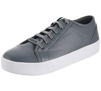GUESS Men's Udine Carryover Sneaker, Gray, 9 UK