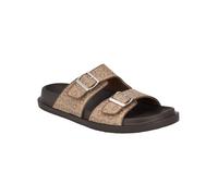 GUESS Men's Verone Sandal, Brown Logo Multi 230, 7 UK