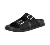 GUESS Men's Verone Sandal, Black Logo Multi 001, 7 UK