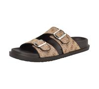 GUESS Men's Verone Sandal, Tan Logo Multi 230, 8 UK