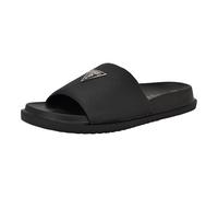 Guess Men's Vesper Slide Sandal, Black Saffiano Texture 002, 5.5 UK