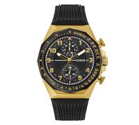 GUESS Men's watch D1 GW0902G1 silicone, black, Modern