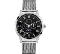 Guess Mens Watch Delancy Multi Dial Silver Mesh Strap W0871G1