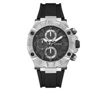 GUESS Men's Analog Quartz Watch with Silicone Strap GW0802G1