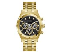 Guess Men's Wristwatch Multifunction Continental GW0260G2 Stainless Steel Gold