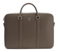 GUESS Milano Business Bag with Laptop Compartment Brown Shitake Taupe
