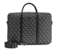 GUESS Milano Business Bag with Laptop Compartment Dark Black Dark Grey
