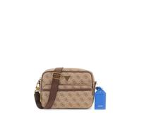 GUESS shoulder bag Milano Crossbody Double Zip Bag Beige/Brown light brown
