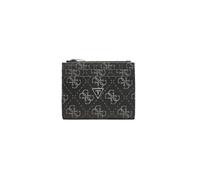 Guess Milano Men's Wallet, Leather, Dark Black, 8 x 10.5 x 2.5 cm, with Coin Purse and 6 Card Slots