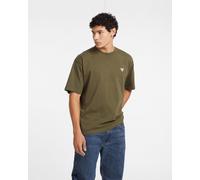 Guess Mini Triangle Short Sleeve T-Shirt Khaki Green - XS
