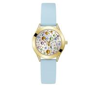 GUESS Mini WONDERLUST Women's Silicone Watch, Gold, Classic