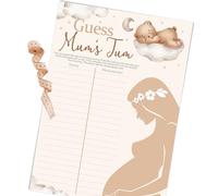 Guess Mums Tum - Teddy Bear Baby Shower Game - Up to 20 Players