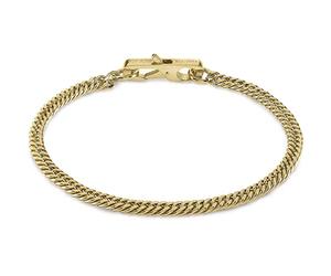 GUESS My Chains Mens Stainless Steel Bracelet Gourmet Link Chain with Claw Clasp Large Stainless Steel Crystal