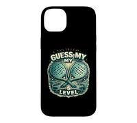 Guess My Level Funny Padel Pun For Padel Players Case for iPhone 14 Plus