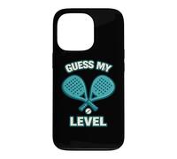 Guess My Level Funny Padel Pun For Players Case for iPhone 13 Pro