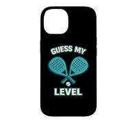 Guess My Level Funny Padel Pun For Players Case for iPhone 14
