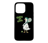 Guess My Level Guess My Padel Level Funny Padel Duck Case for iPhone 15 Pro Max