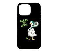 Guess My Level Guess My Padel Level Funny Padel Duck Case for iPhone 16 Pro