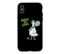 Guess My Level Guess My Padel Level Funny Padel Duck Case for iPhone X/XS