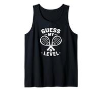Guess My Padel Level - Funny Padel Pun Tank Top