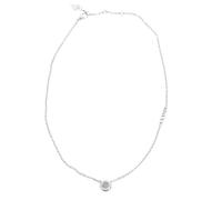 GUESS necklace Stylish Guess Coin Necklace Rhodium
