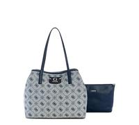 GUESS Neda 2 in 1 Tote, Navy Logo, One size