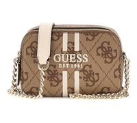 GUESS Noelle II Crossbody Camera Bag Latte Logo / Brown