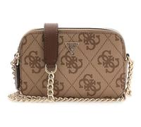 GUESS Noelle II Crossbody Camera Bag Latte Logo / Brown Light Brown