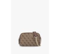 GUESS Noelle Latte Logo Cross-Body Bag Size: One Size, Colour: Tpe