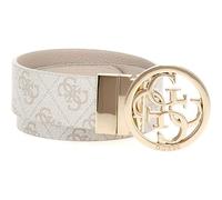 GUESS Noelle Nolana Belt W95 Bone Logo - Cut to Size
