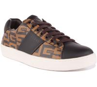 Guess Nola 4G Logo Printed Casual Shoes Brown Mens UK 6 - 12