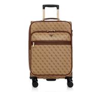 GUESS Norom Bd 20" 8-Wheel Suitcase, Latte Logo, Carry-On 20-Inch, Norom Bd 20" 8-Wheel Suitcase