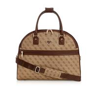 GUESS Norom BD Deluxe Dome Traveler, Latte Logo, 18.5 Inch, Unisex-Adults Carry-On Luggage