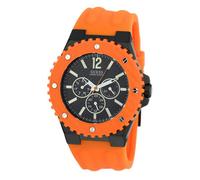 Guess Orange Mens Multi Dial Watch Overdrive W11619G4