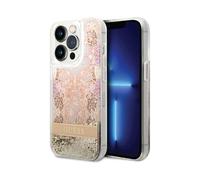 Guess Paisley Liquid Glitter Transparent Case - iPhone 14 Pro Max