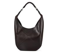 Guess Pauline Shoulder Bag Genuine Leather 25 cm gray
