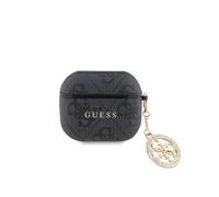 Guess PC/PU 4G Script Charm Case for Airpods 3 Black - GUA3P4E4CDK