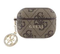 Guess PC/PU 4G Script Charm Case for Airpods Pro 2 Brown - GUAP2P4E4CDW